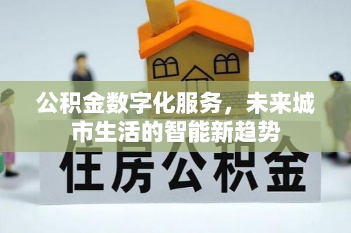 坪林公积金数字化服务，未来城市生活的智能新趋势